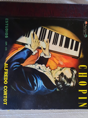 Disco Vinilo Chopin Alfredo Cortot .3 Discos 