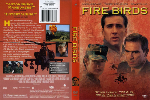 Pájaros De Fuego ( Fire Birds) Nicolas Cage - Dvd