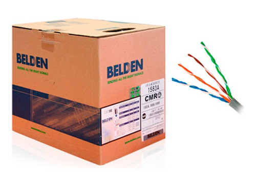 Cable Utp Cat5e Belden Gris Cmr 10 Metros