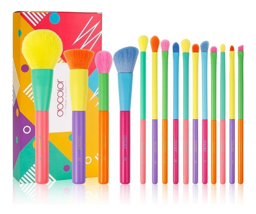 Set De 15 Brochas De Maquillaje Docolor N1507