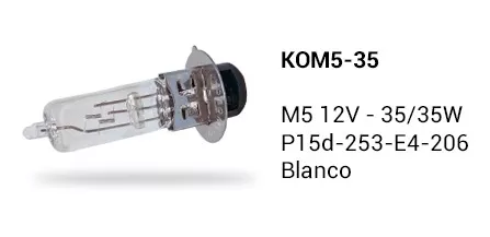 Lampara M5 35w 12v Blanca Estandar Premium