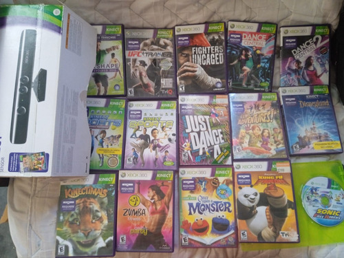 Kinect Y 15 Juegos Para Xbox 360