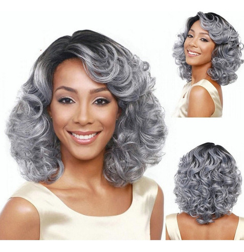 Pelucas De Pelo Completo Para Mujer O Ab189, De Rizo Corto