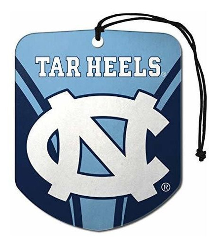 Talones Fanmats Ncaa North Carolina Tar Aire Fresheners2 Paq