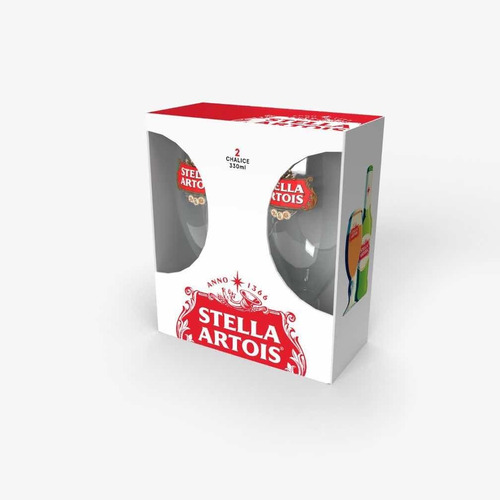 Copas Stella X 2 Gift Pack / 330ml / Bebidas Pé