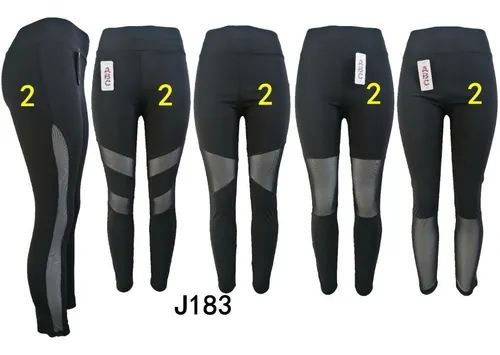 12 Malla Leggins Licra Deportiva Dama Mayoreo Gym Colombiano