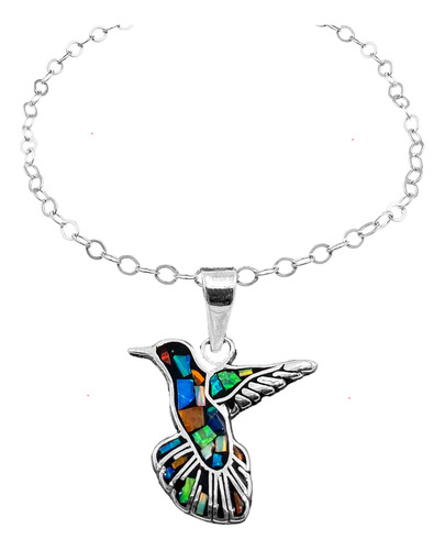 Pulsera Colibri Opalo Plata 925 Con Envio