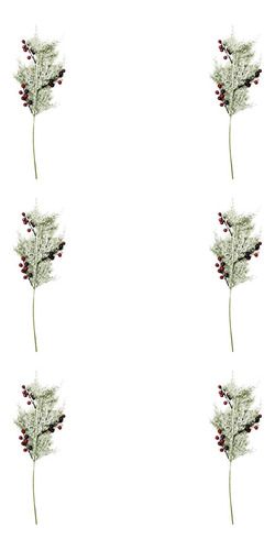 6 Piezas De Ramas De Árbol De Navidad Simuladas,