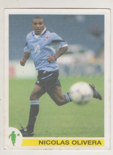 Futbol Idolos Uruguay Figurita Nicolas Olivera Album 1999