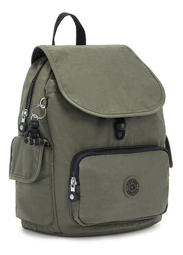 Mochila Kipling City Pack S Green Moss K1563588d Cor Green Moss Desenho Do Tecido Liso