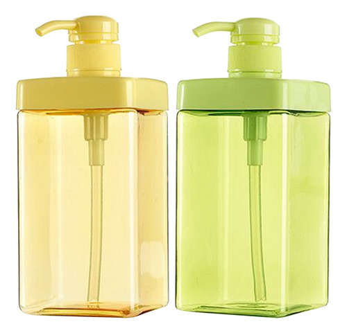 Botellas De Champú Y Gel De Ducha Recargables De 800 Ml, Paq