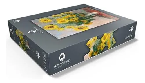 Ramo De Girasoles 1881 De Claude Monet - Rompecabezas Premiu