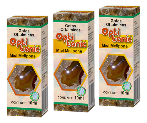 Gotas De Miel Melipona 10ml Optitonic 3pack