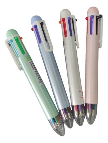 Lapicero 6 Minas De Colores Pack X 3