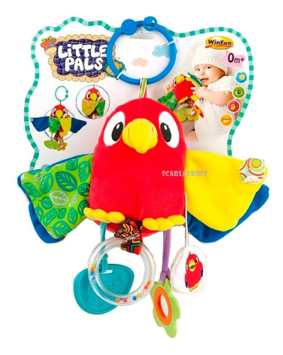 Imagen 1 de 7 de Sonajeros Texturas Y Formas Winfun Scarlet Kids