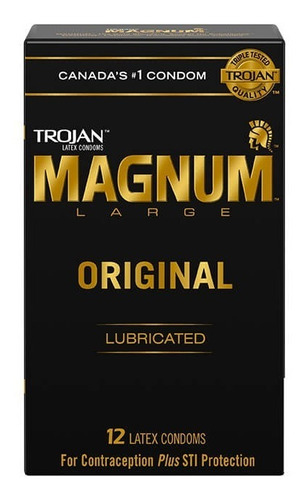 Preservativo Trojan Magnum Lubricated X24[u] Condón#1 En Usa