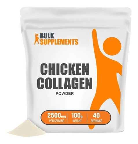Bulk Supplements | Colágeno Pollo | 100g | 40 Servicios