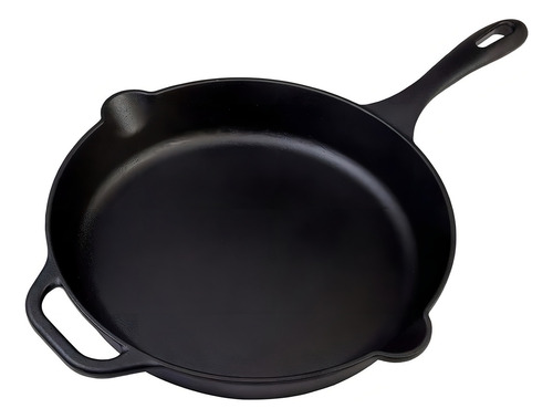 Sartén De Hierro Fundido 30.5cm Color Negro