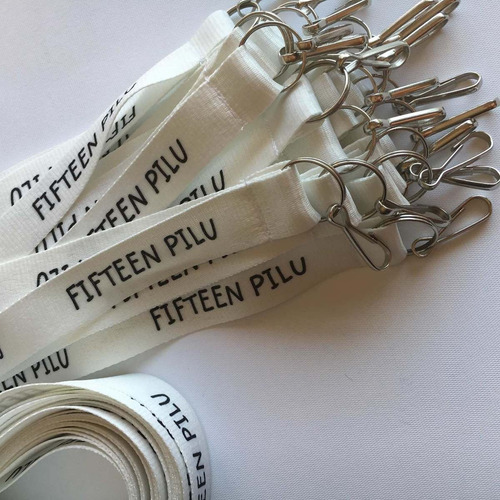 Cintas Porta Credencial Lanyard Impresas Con Logo X15