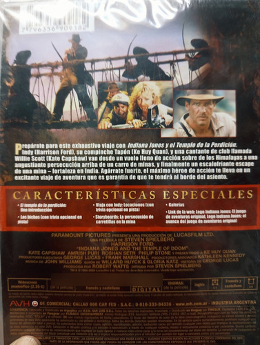 Indiana Jones X 3 Dvd + Revista Historia National Geographic