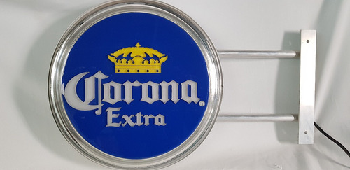 Imagen 1 de 5 de Letrero De Seversa Corona Lum. Exterior Con Base