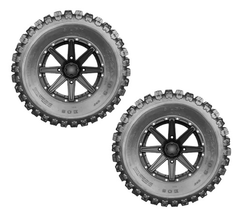 Paquete 2 Llantas 22x11-10 At (6pr) Tl Alsk Eos Cuatrimoto
