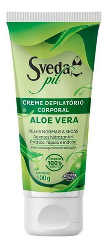 Creme Depilatório Sveda Aloe Vera 100g
