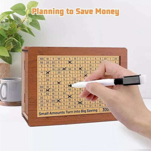 Hucha De Madera, Caja De Ahorros, Caja De Ahorro De Dinero