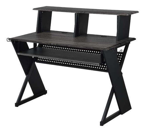 Acme Furniture Mesa De Escritorio Rectangular Con Soporte Pa