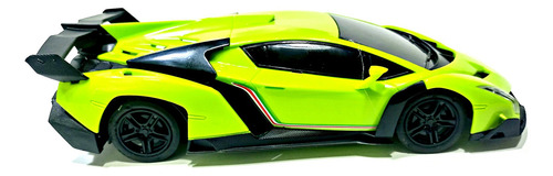 Auto Lamborghini Veneno 1:24 Radio Control Remoto Color Verde