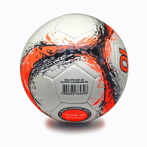 Bola Campo Dalponte 10 Microfibra Costurada A Mão Cor Branco
