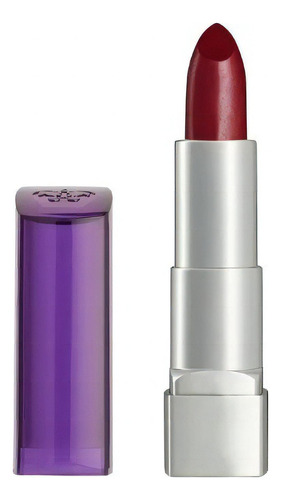 Labial Rimmel London Lipstick Moisture Renew color diva red cremoso