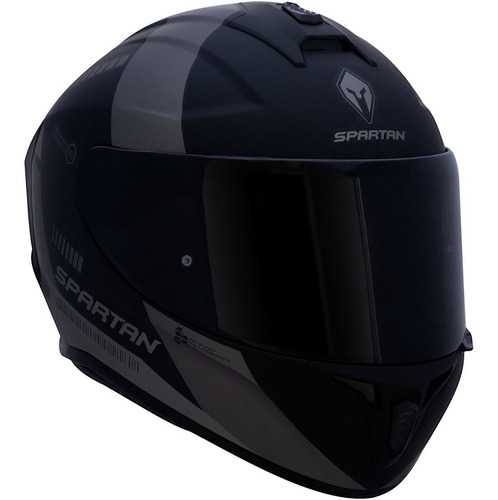 Imagen 4 de 6 de Casco Integral Spartan Draken Mp4 Negro Mate