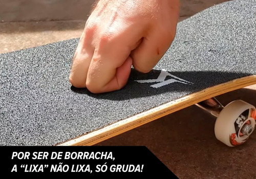 Imagem 5 de 7 de Lixa Skate Kick 100% Borracha