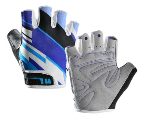 1 Par De Guantes Transpirables De Medio Dedo Para Ciclismo