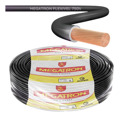 Super Oferta Fio Cabo Flexível 10mm 50 Metros