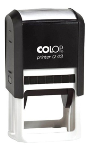Sello Personalizado Colop Printer Q43 43x43mm Con Goma Laser