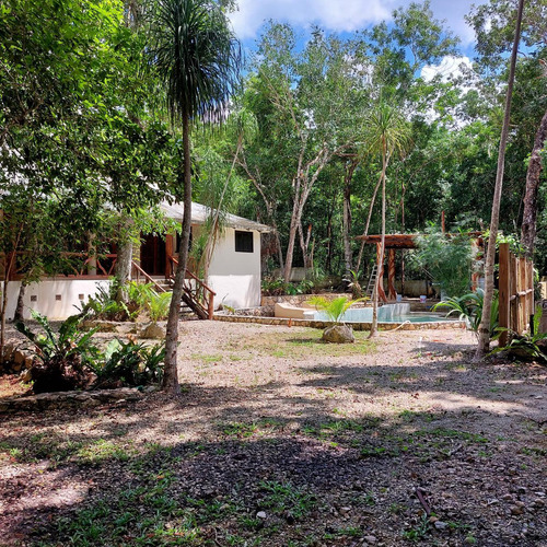 Lote Ecològico En Venta A 8 Minutos De La Estación Del Tren Maya Coba-tulum (1288)