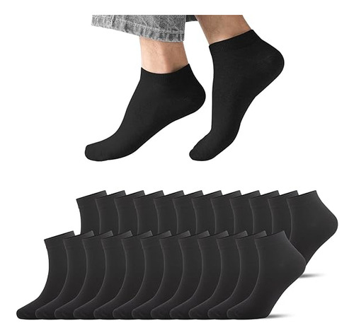 Calcetines Cortos Hombres Dama Unisex Calceta 20 Pares