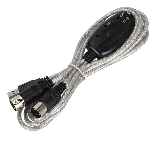 Cable Midi Para Pc, Conversor De Entrada Y Salida Usb, Orden