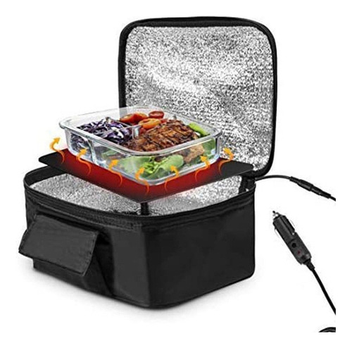 Lazhu 12v Portable Microwave Heated Lunch Box 1