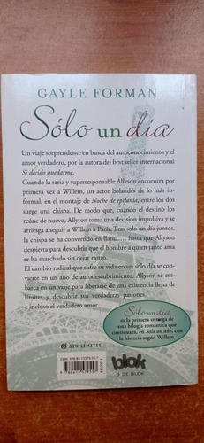 Solo Un Dia Gayle Forman Ediciones B