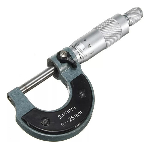 Micrometro 0 A 25mm Profesional Mecanico C Criquet + Estuche