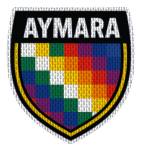 Parche 7,5cm Fshd Emblema Wiphala Aymara Modelo 01 Emblema Wiphala Aymara Modelo 01