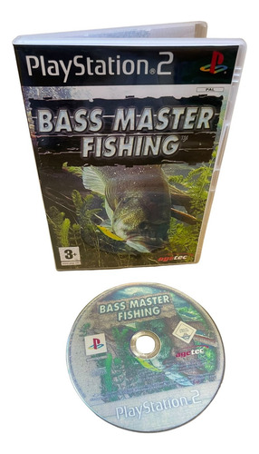 Bass Master Fishing Play 2 Com Capa E Poster Ps2