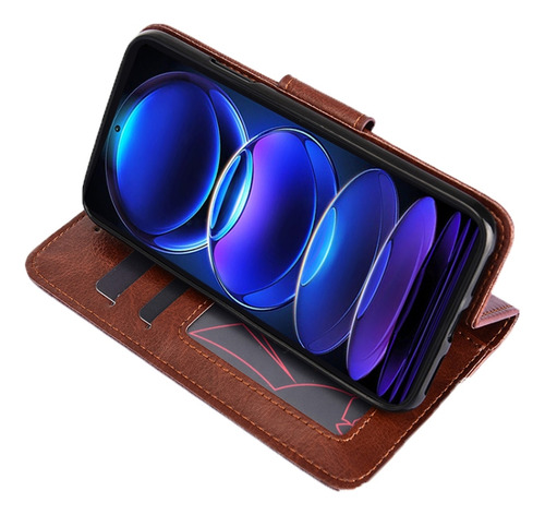 Capa Pu Azul Royal Para Vivo V25 Pro 5g