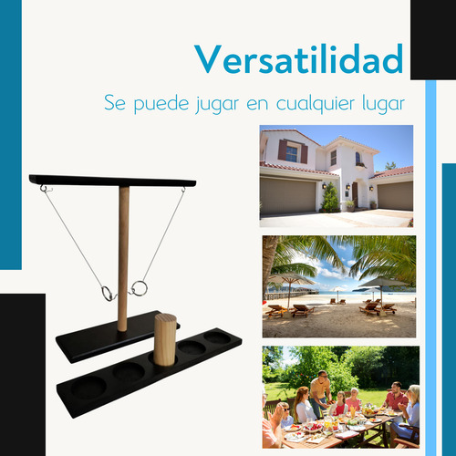 Juego De Beber Hook And Ring Toss Juego De Mesa Ganchos