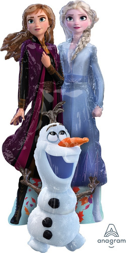 Globo Bomba Gigante Frozen 2 - Anna, Elsa, Olaf De 1.47 Mts