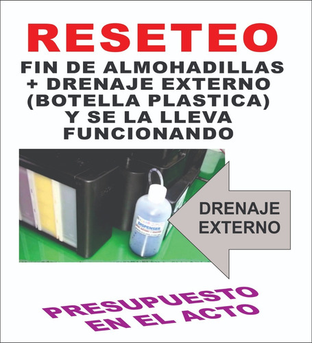 Reparación Impresoras Epson Xp211 L 3110 Flores Caba Gantia (Reacondicionado)