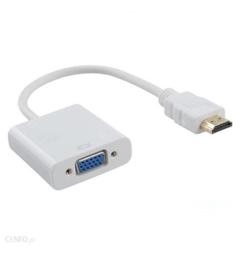 Cable Conversor Hdmi A Vga Full Hd Adaptador 1080p Ficha Oro